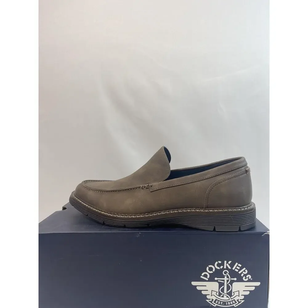 Dockers Elmhurst Shoes Men's Size 11.5M Brown Slip On Loafers Casual New Box